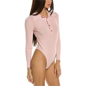 Dodo Bar Or Monie Light Pink Love Sleeve Bodysuit Size Italian 44/Medium/8
